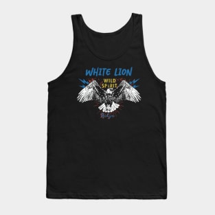 white lion the wild spirits Tank Top